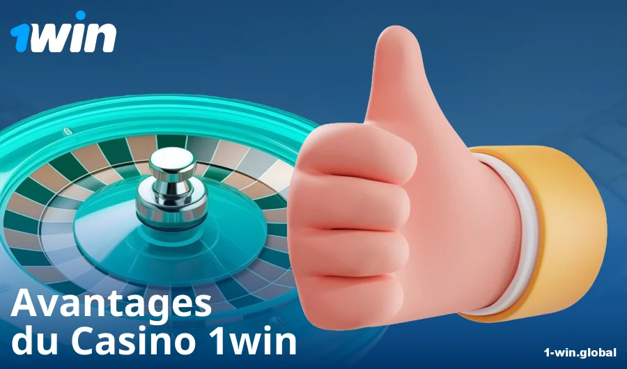 Avantages de jouer au casino 1Win FR