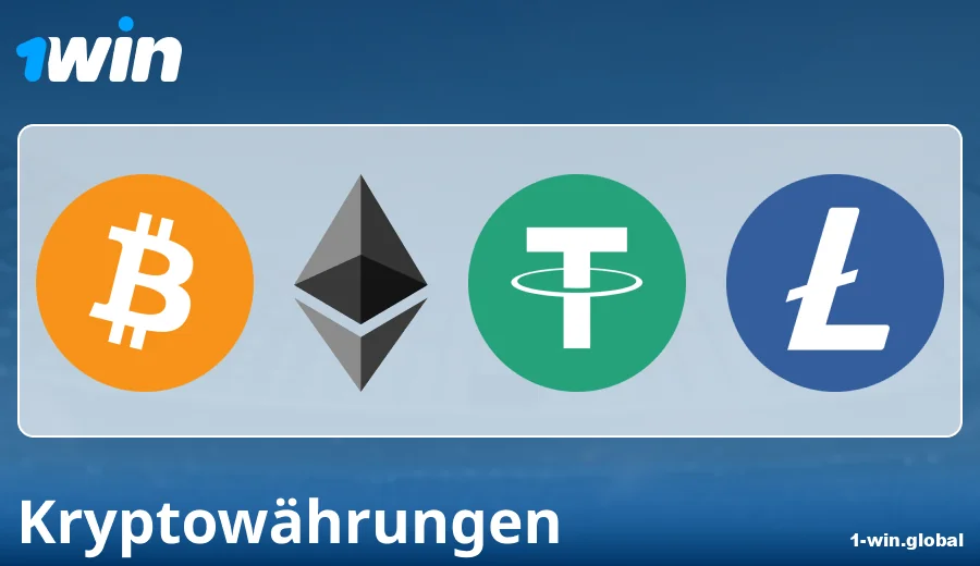 Besonderheiten von Zahlungen über Kryptowährungen bei 1Win DE