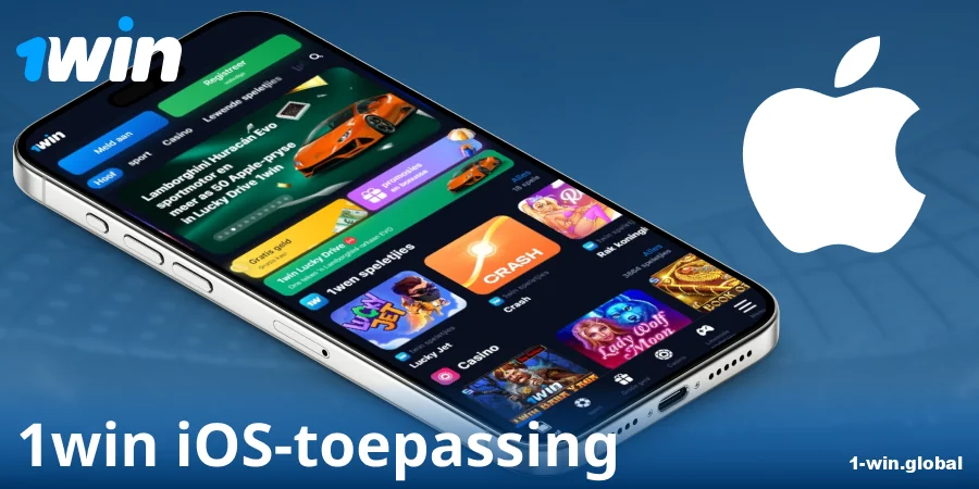 Laai die 1Win app af vir iOS