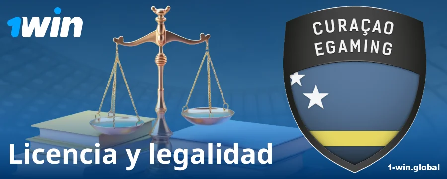Estatus legal del corredor de apuestas 1Win ES