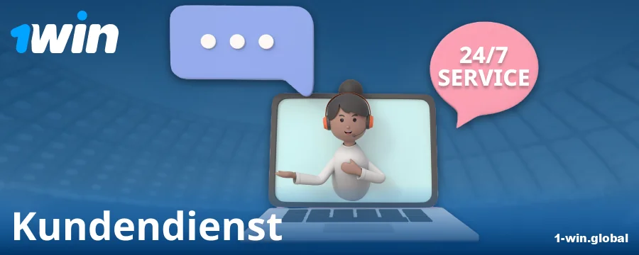 Support-Kontakte für Wettende bei 1Win DE