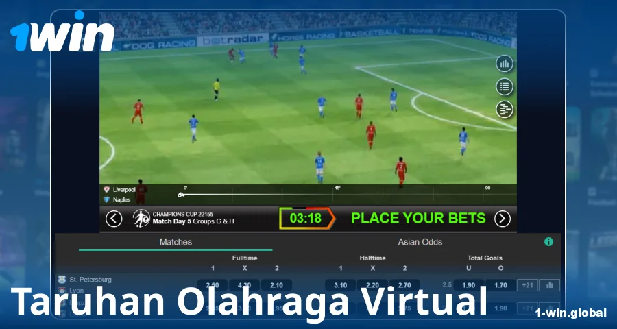Mainkan Olahraga Virtual untuk Pemain Indonesia di 1Win
