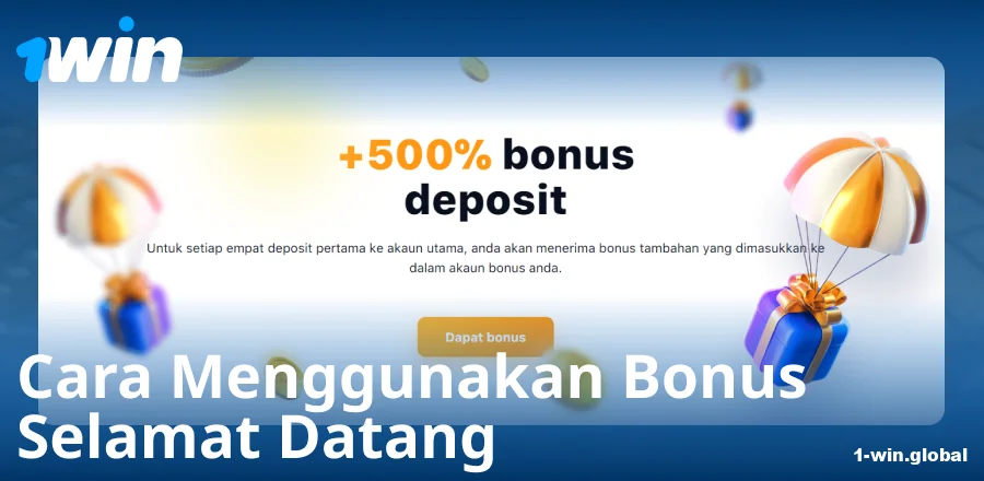 Panduan untuk bonus selamat datang di 1Win