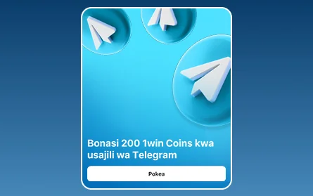 Jiunge na Telegram kwa Kasino ya 1Win