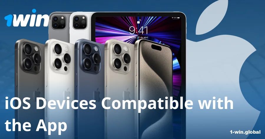 Compatible iOS devices for 1win usage