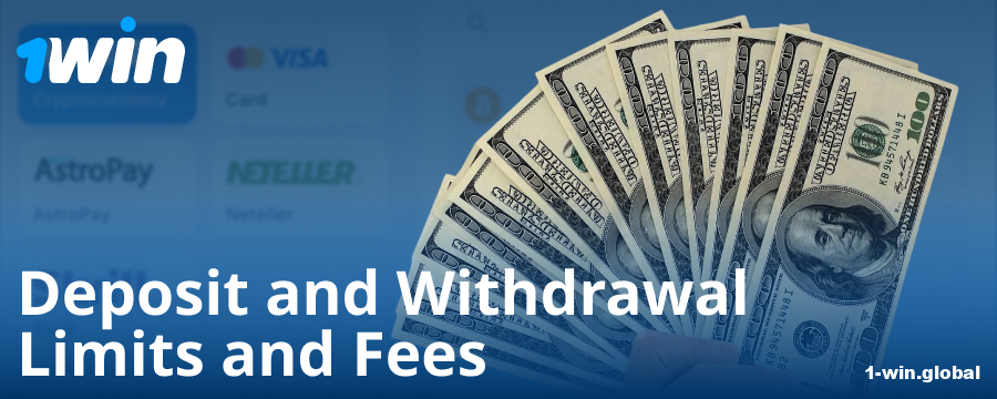 Minimum and maximum deposit for 1Win players