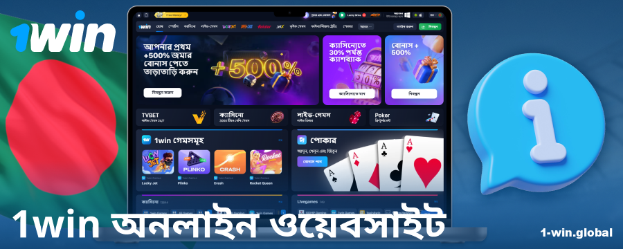 1Win বাংলাদেশ ক্যাসিনোর তথ্য